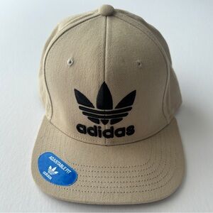 Adidas Tan Cap with Black Emblem